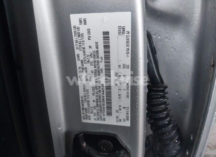 Photo 9 of 2017 Ford F-150 XLT (VIN 1FTEW1EG8HFA42134)