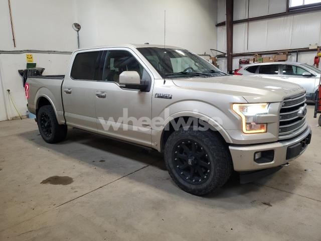 Photo 3 of 2017 FORD F150 SUPERCREW (VIN 1FTEW1EG9HFC47672)