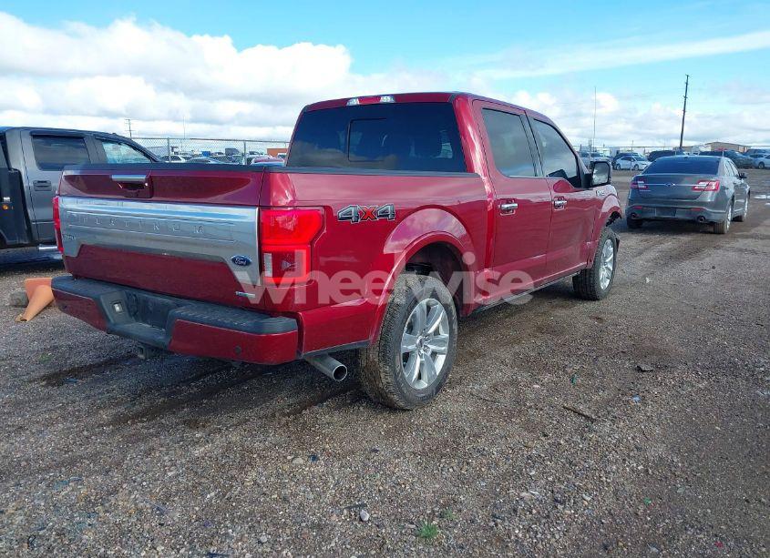 Photo 4 of 2018 Ford F-150 PLATINUM (VIN 1FTEW1EG9JFC62856)