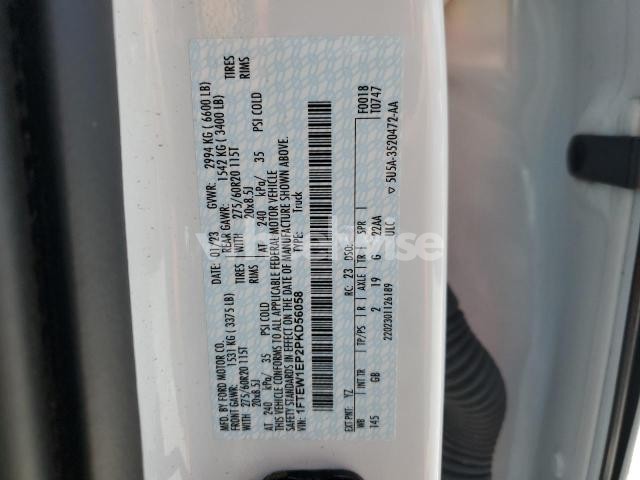 Photo 12 of 2023 FORD F150 SUPERCREW (VIN 1FTEW1EP2PKD56058)