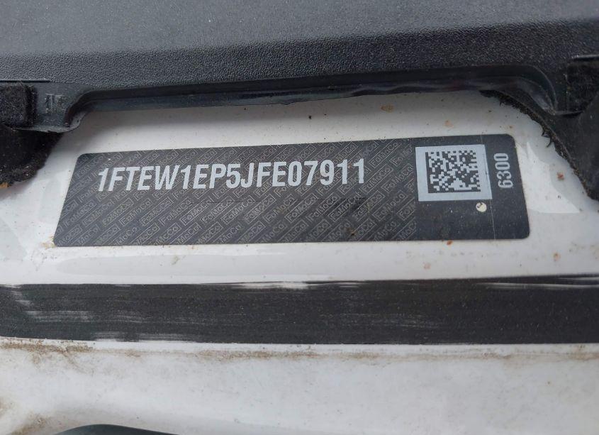 Photo 9 of 2018 Ford F-150 XLT (VIN 1FTEW1EP5JFE07911)