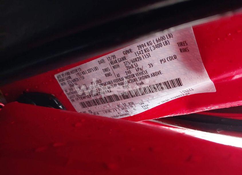 Photo 9 of 2021 Ford F-150 XL (VIN 1FTEW1EP7MKD06512)