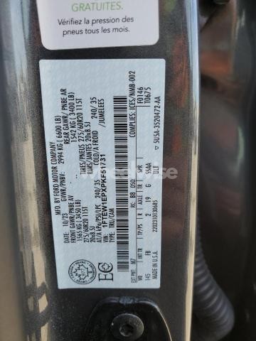 Photo 9 of 2023 FORD F150 SUPERCREW (VIN 1FTEW1EPXPKF51731)