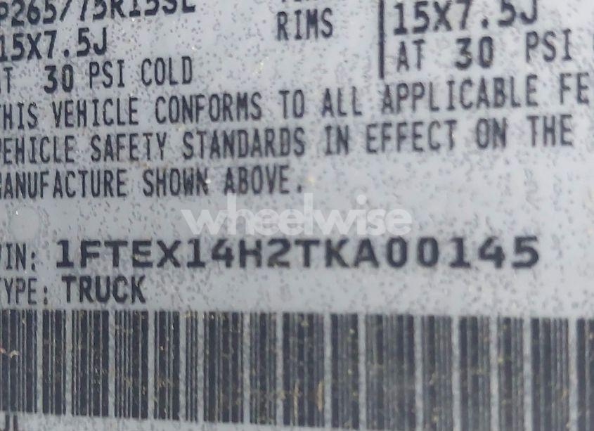 Photo 9 of 1996 Ford F150 (VIN 1FTEX14H2TKA00145)