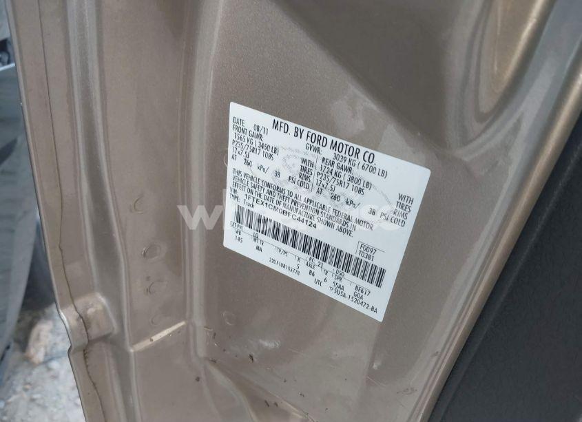 Photo 9 of 2011 Ford F-150 XLT (VIN 1FTEX1CM0BFC44124)