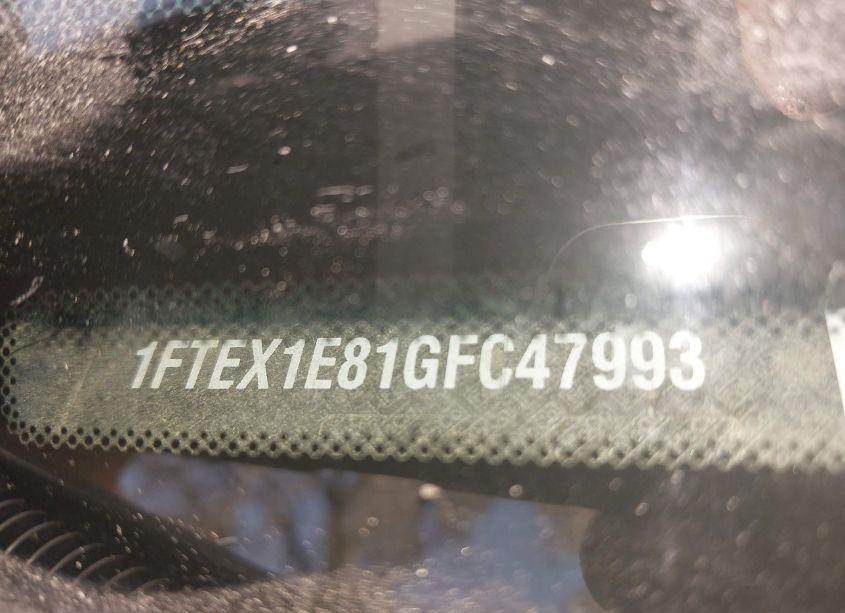 Photo 9 of 2016 Ford F-150 XL (VIN 1FTEX1E81GFC47993)