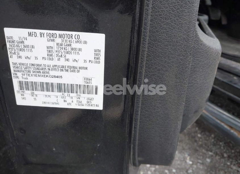 Photo 9 of 2014 Ford F-150 STX (VIN 1FTEX1EMXEKG28405)