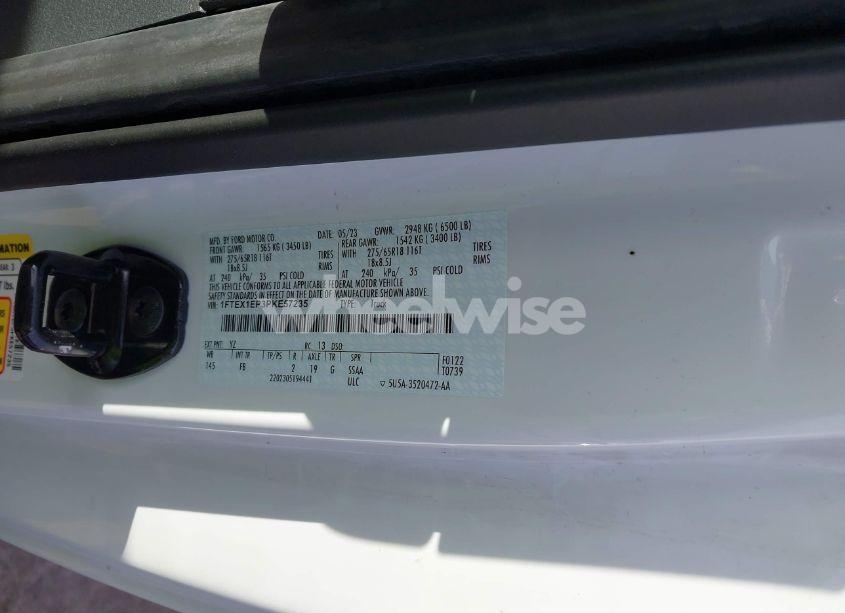 Photo 9 of 2023 Ford F-150 XLT (VIN 1FTEX1EP3PKE57235)