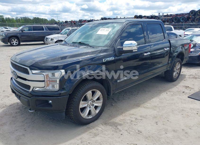 Photo 2 of 2018 Ford F-150 PLATINUM (VIN 1FTFW1E12JFD70459)