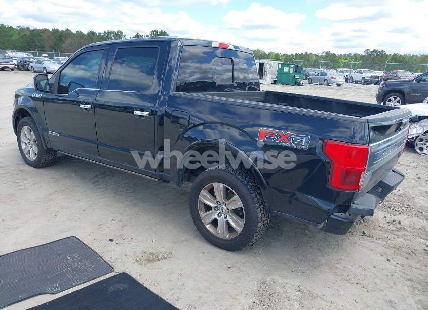 Photo 3 of 2018 Ford F-150 PLATINUM (VIN 1FTFW1E12JFD70459)