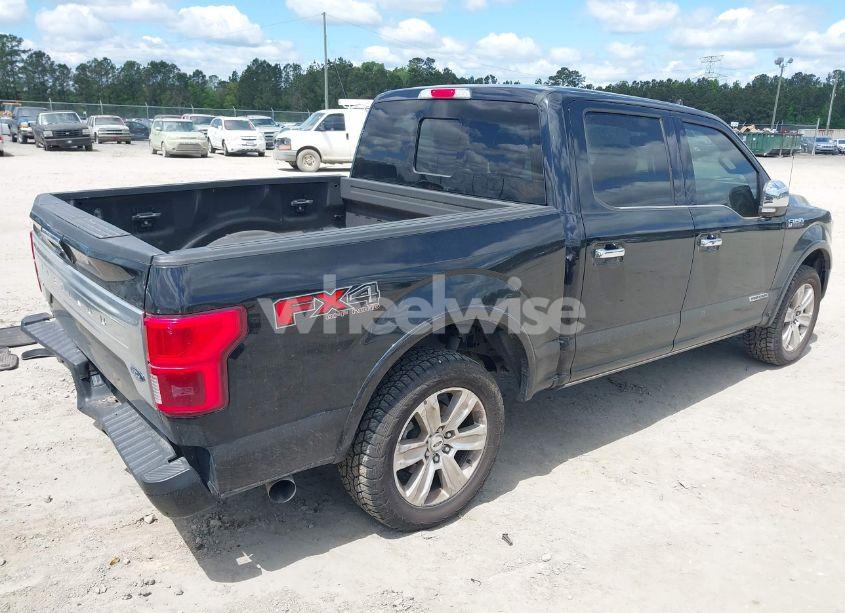 Photo 4 of 2018 Ford F-150 PLATINUM (VIN 1FTFW1E12JFD70459)