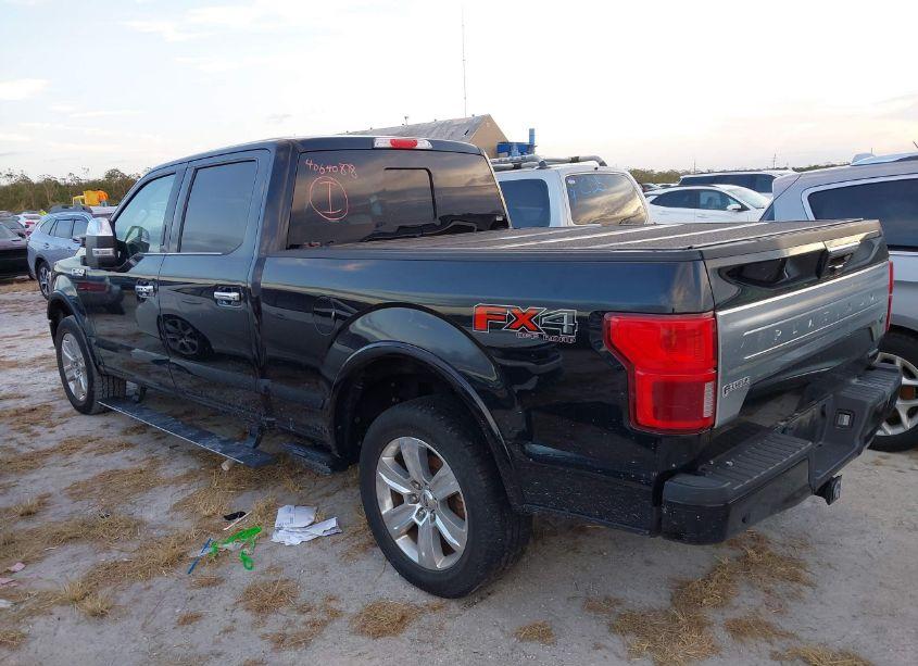 Photo 3 of 2019 Ford F-150 PLATINUM (VIN 1FTFW1E42KFA54457)