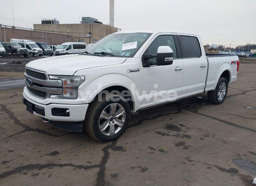Photo 2 of 2019 Ford F-150 PLATINUM (VIN 1FTFW1E48KFA49070)