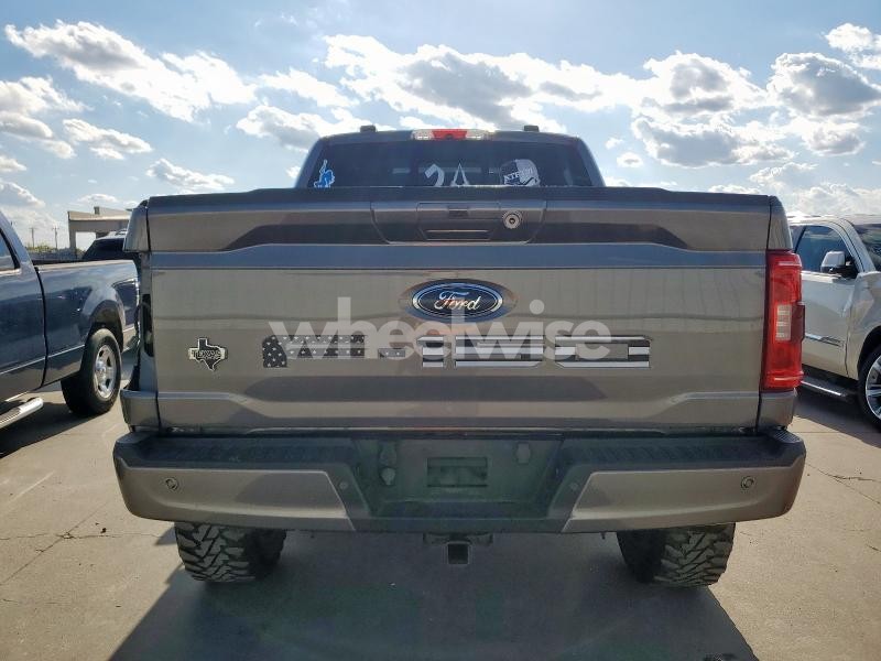 Photo 4 of 2021 FORD F150 SUPERCREW (VIN 1FTFW1E51MKE39835)