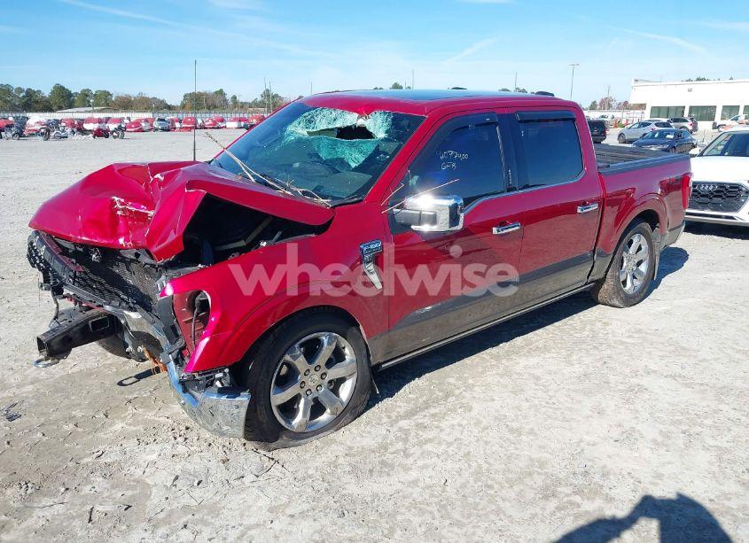 Photo 2 of 2021 Ford F-150 KING RANCH (VIN 1FTFW1E53MFC39998)