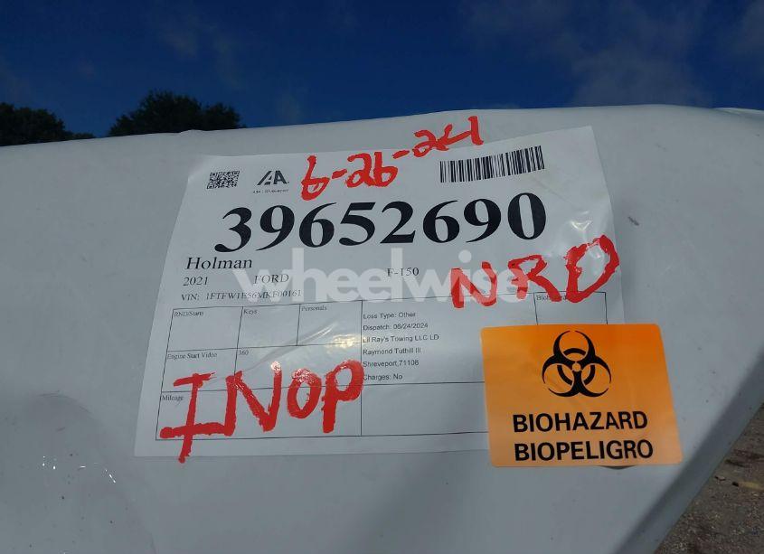 Photo 7 of 2021 Ford F-150 XL (VIN 1FTFW1E56MKF00161)