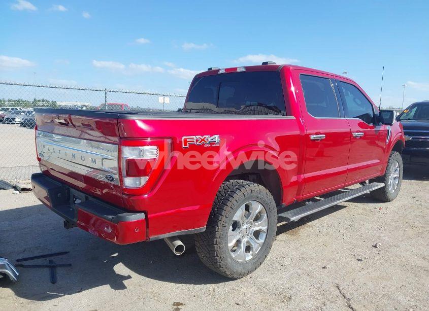 Photo 4 of 2023 Ford F-150 PLATINUM (VIN 1FTFW1E58PFD23495)