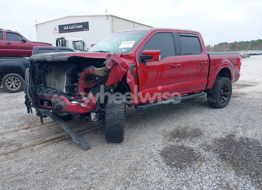 Photo 2 of 2022 Ford F-150 LARIAT (VIN 1FTFW1E59NKF04884)