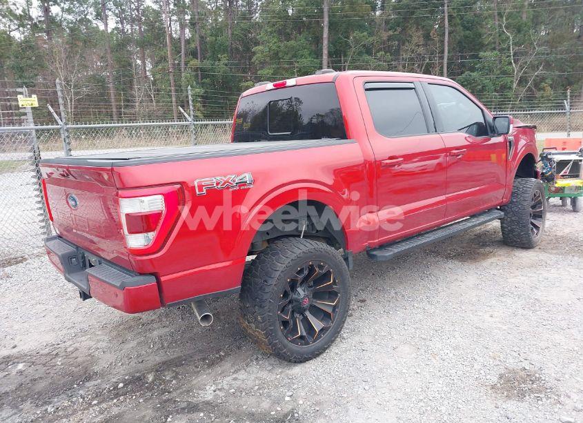 Photo 4 of 2022 Ford F-150 LARIAT (VIN 1FTFW1E59NKF04884)