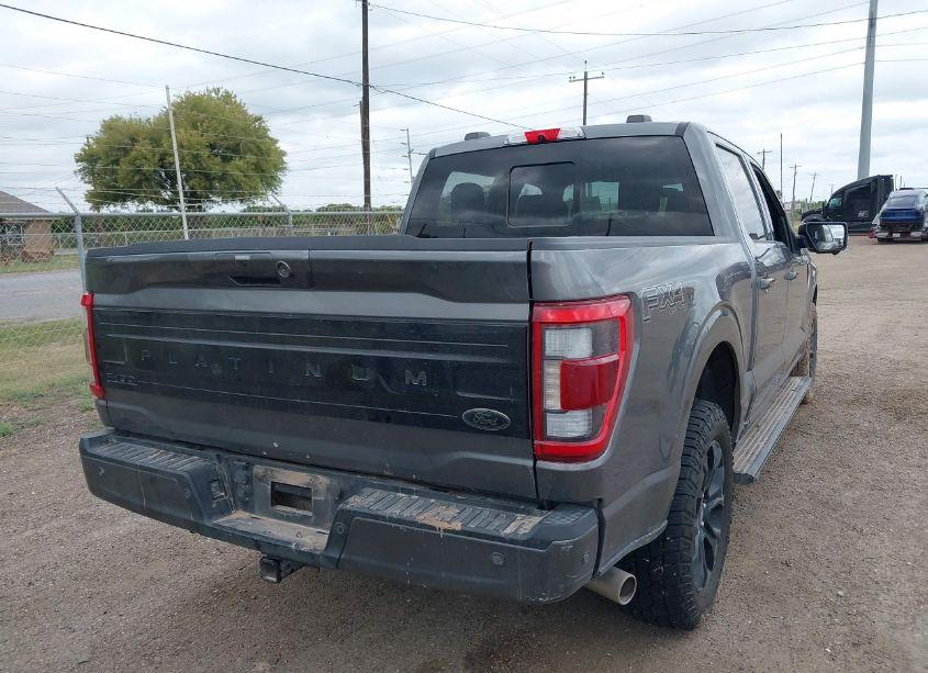 Photo 4 of 2022 Ford F-150 PLATINUM (VIN 1FTFW1E5XNFA95495)