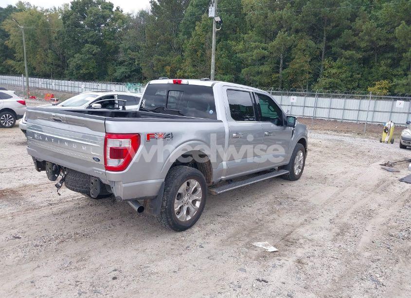 Photo 4 of 2021 Ford F-150 PLATINUM (VIN 1FTFW1E80MFA56150)