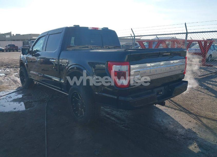 Photo 3 of 2022 Ford F-150 PLATINUM (VIN 1FTFW1E80NFA13445)