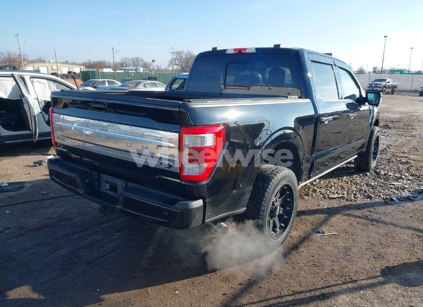 Photo 4 of 2022 Ford F-150 PLATINUM (VIN 1FTFW1E80NFA13445)