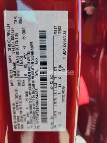 Photo 11 of 2022 FORD F150 SUPERCREW (VIN 1FTFW1E80NKD54688)