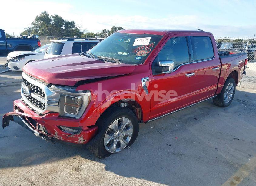 Photo 2 of 2023 Ford F-150 PLATINUM (VIN 1FTFW1E80PFA40664)