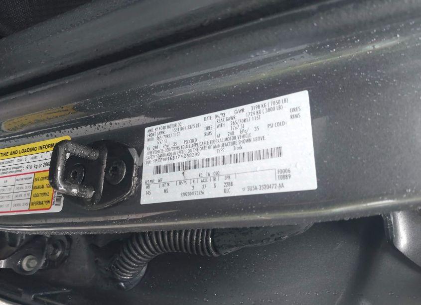 Photo 9 of 2023 Ford F-150 XLT (VIN 1FTFW1E81PFB58299)