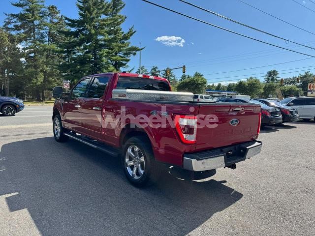Photo 5 of 2021 FORD F150 SUPERCREW (VIN 1FTFW1E82MFB25873)