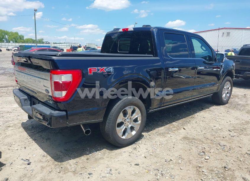Photo 4 of 2021 Ford F-150 PLATINUM (VIN 1FTFW1E85MFB91107)
