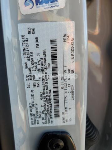 Photo 4 of 2023 FORD F150 SUPERCREW (VIN 1FTFW1E85PFB28366)