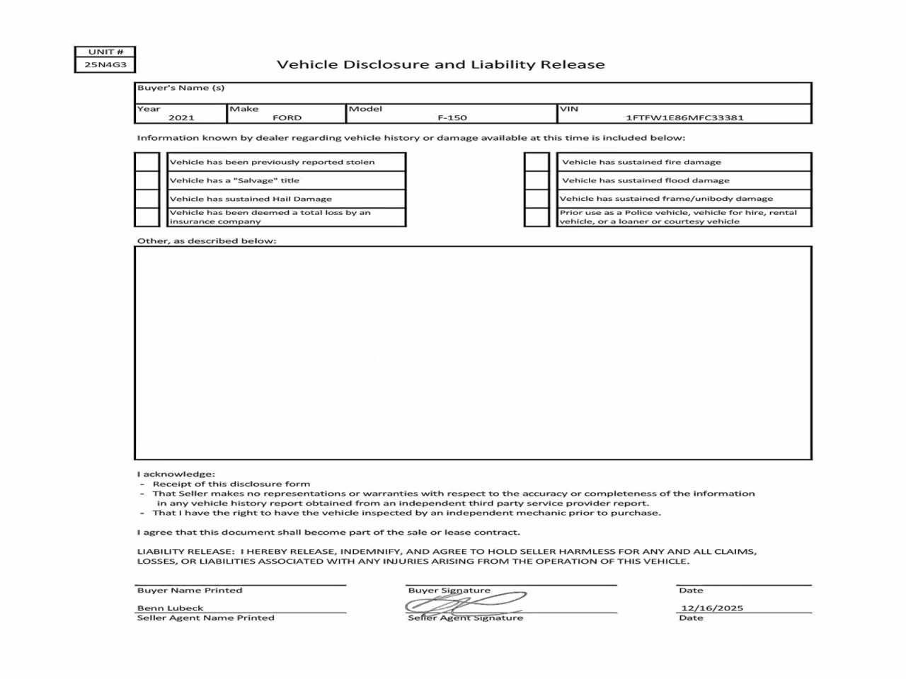 Photo 12 of 2021 FORD F150 SUPERCREW (VIN 1FTFW1E86MFC33381)