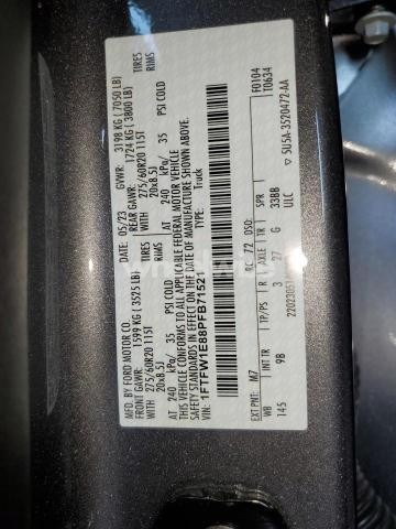 2023 FORD F150 SUPERCREW (VIN 1FTFW1E88PFB71521) main photo