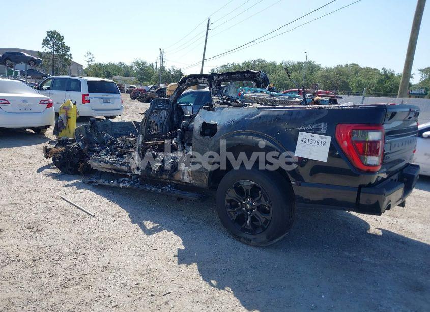 Photo 3 of 2023 Ford F-150 PLATINUM (VIN 1FTFW1E8XPFB61265)