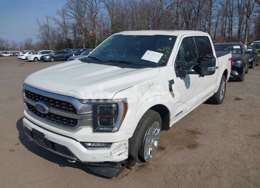 Photo 2 of 2023 Ford F-150 PLATINUM (VIN 1FTFW1ED1PFB34792)