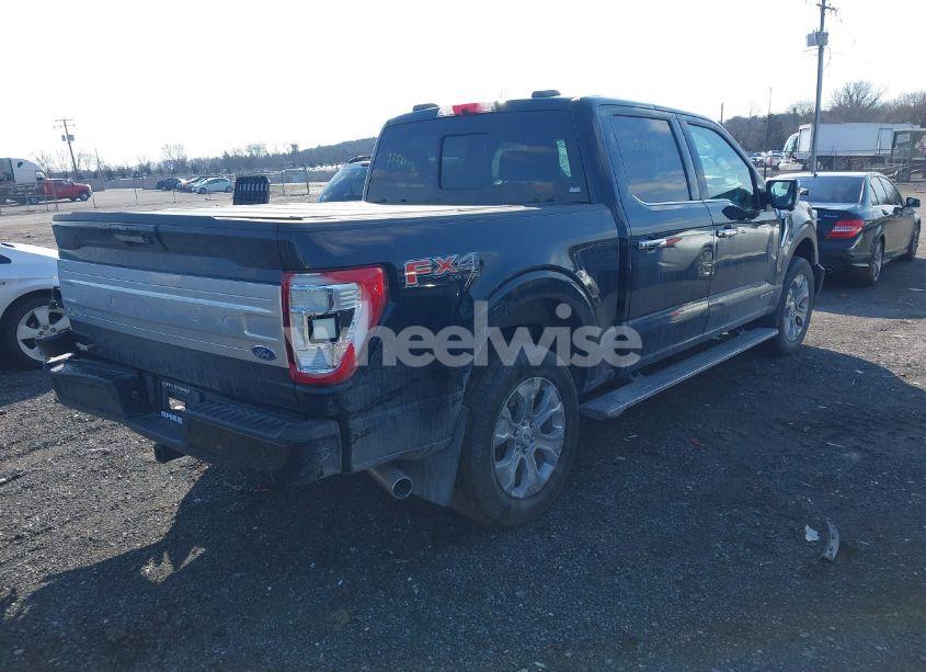 Photo 4 of 2022 Ford F-150 PLATINUM (VIN 1FTFW1ED3NFA42502)