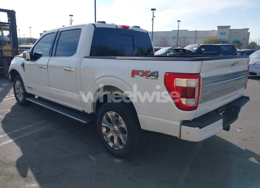 Photo 3 of 2022 Ford F-150 PLATINUM (VIN 1FTFW1ED5NFA50021)