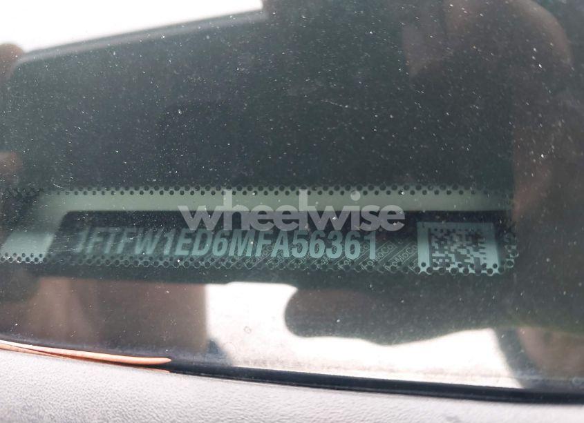 Photo 9 of 2021 Ford F-150 PLATINUM (VIN 1FTFW1ED6MFA56361)