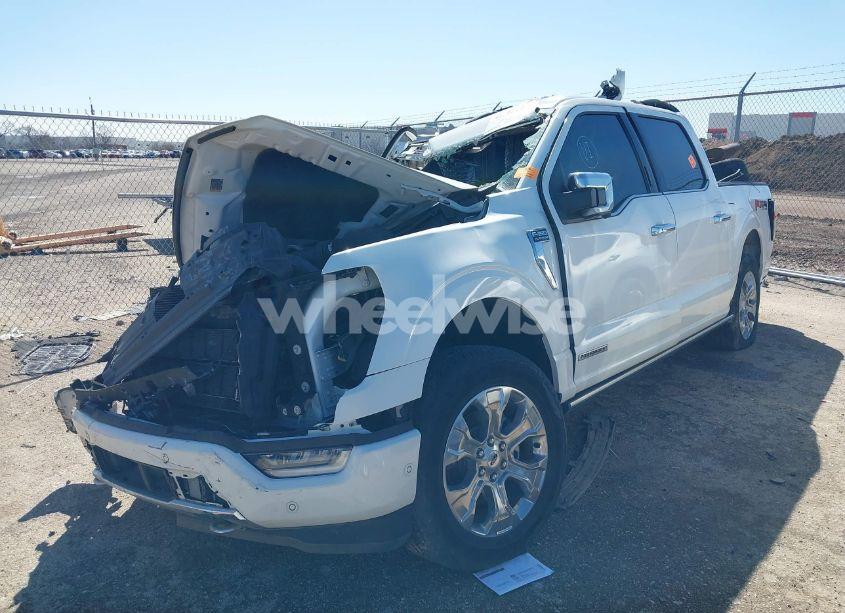 Photo 2 of 2021 Ford F-150 PLATINUM (VIN 1FTFW1EDXMFA92618)