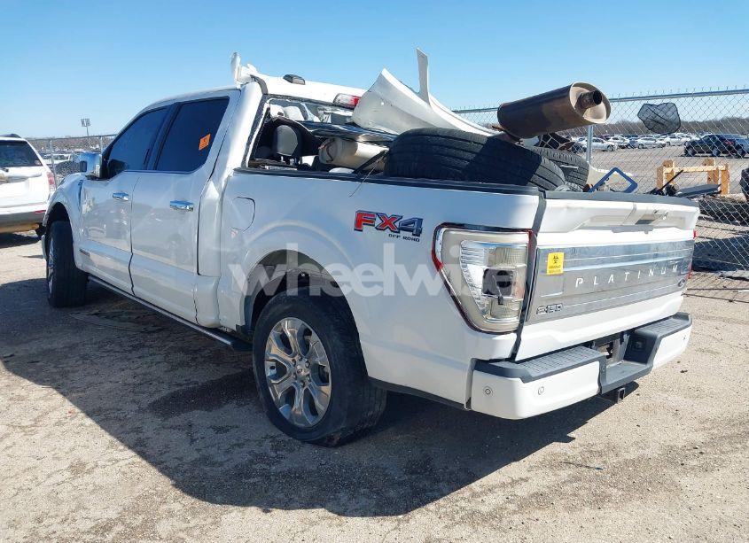 Photo 3 of 2021 Ford F-150 PLATINUM (VIN 1FTFW1EDXMFA92618)