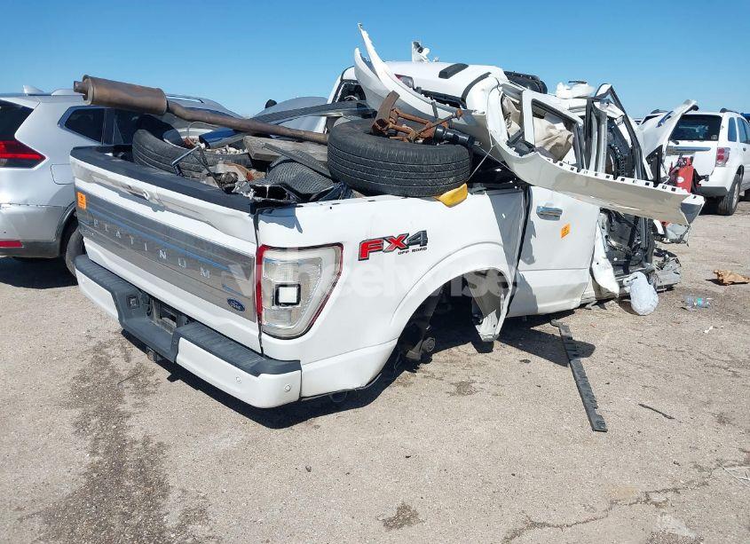 Photo 4 of 2021 Ford F-150 PLATINUM (VIN 1FTFW1EDXMFA92618)