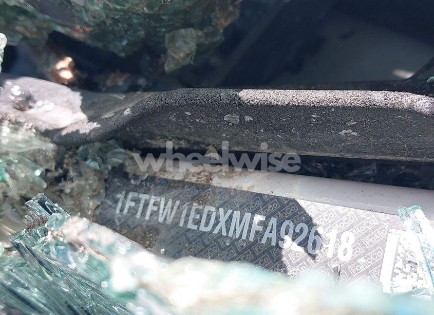 Photo 9 of 2021 Ford F-150 PLATINUM (VIN 1FTFW1EDXMFA92618)