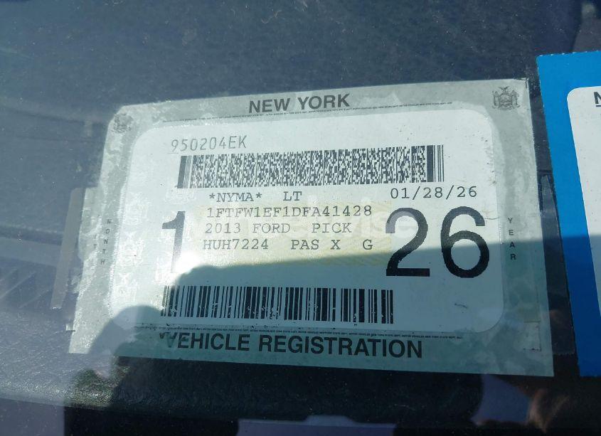 Photo 20 of 2013 Ford F-150 PLATINUM (VIN 1FTFW1EF1DFA41428)