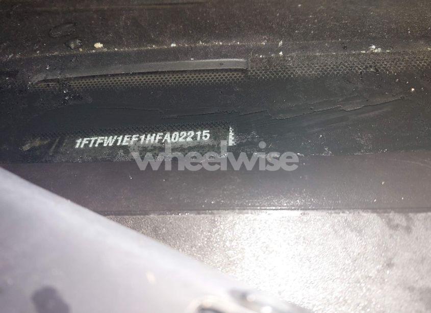 Photo 9 of 2017 Ford F-150 XLT (VIN 1FTFW1EF1HFA02215)