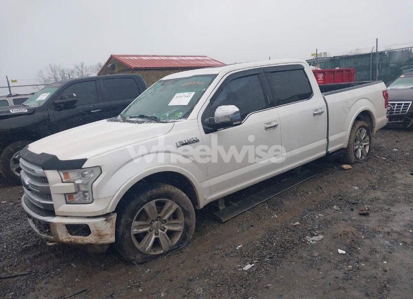 Photo 2 of 2015 Ford F-150 PLATINUM (VIN 1FTFW1EF5FFA19550)