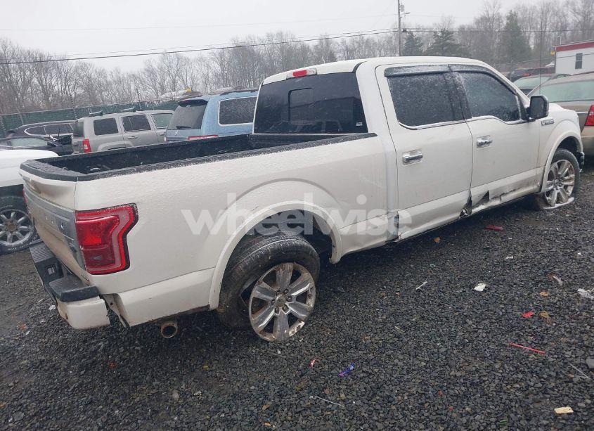 Photo 4 of 2015 Ford F-150 PLATINUM (VIN 1FTFW1EF5FFA19550)