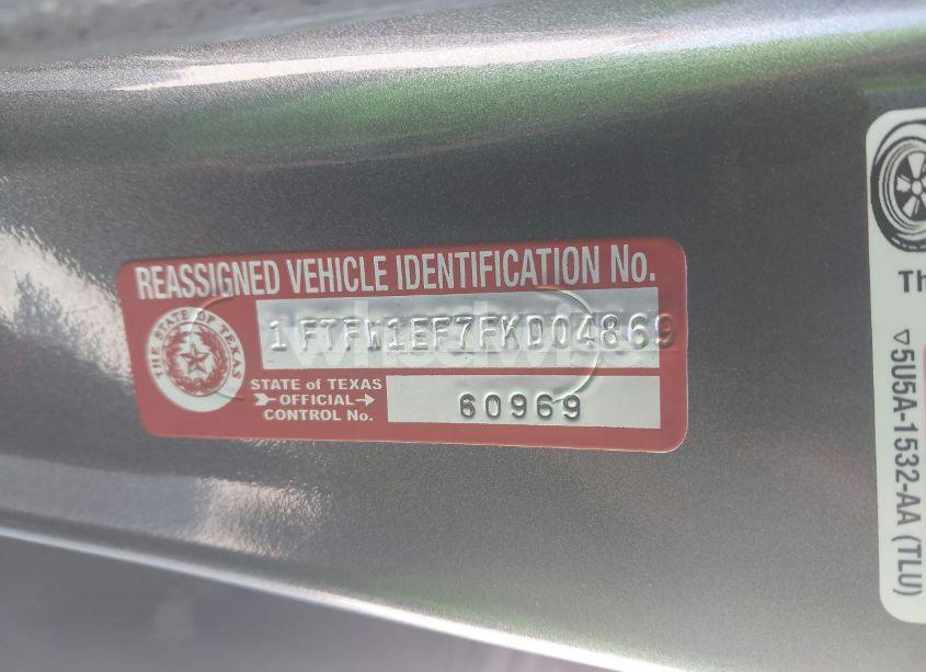 Photo 9 of 2015 Ford F-150 XLT (VIN 1FTFW1EF7FKD04869)