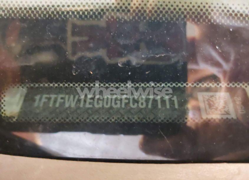 Photo 9 of 2016 Ford F-150 LARIAT (VIN 1FTFW1EG0GFC87111)